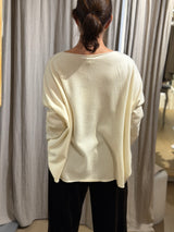 Olivia Pure Lambswool Jumper - Milk