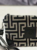 Kirki #3 Handbag - Greek key Design