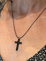 Adjustable Metal Cross Necklace