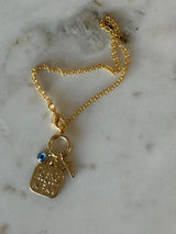 Religious Car Charm  - Gold