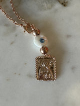 Religious Car Charm  - Rose Gold
