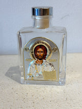 Small Religious Glass Bottle - Jesus