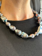 Black Freshwater Pearl Designer Necklace