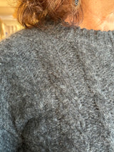 Miss Polyplexi Charlotte Charcoal Knitted Sweater