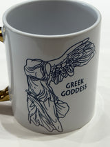 Greek Goddess – Nike, Goddess of Victory Mug- Silver or Gold Handle