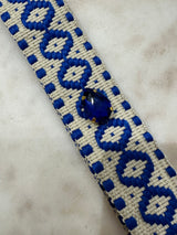 Misirlou Key / Bag Chain - Blue Geo