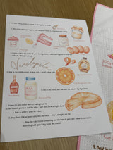 PRE-ORDER Vasilopita Tea towel & Stencil Kit