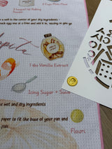 PRE-ORDER Vasilopita Tea towel & Stencil Kit