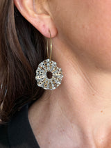 Tina Kotsoni Ostrea Earrings - Gold & Silver