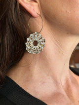 Tina Kotsoni Ostrea Earrings - Gold & Silver