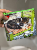 SMALL POUCH - CATS OF GREECE #1