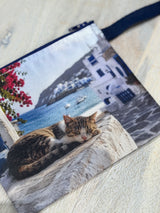 SMALL POUCH - CATS OF GREECE #2
