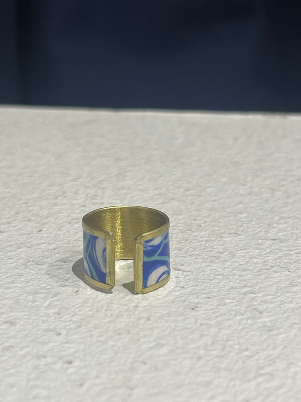 Greek Ring - Blue Mati
