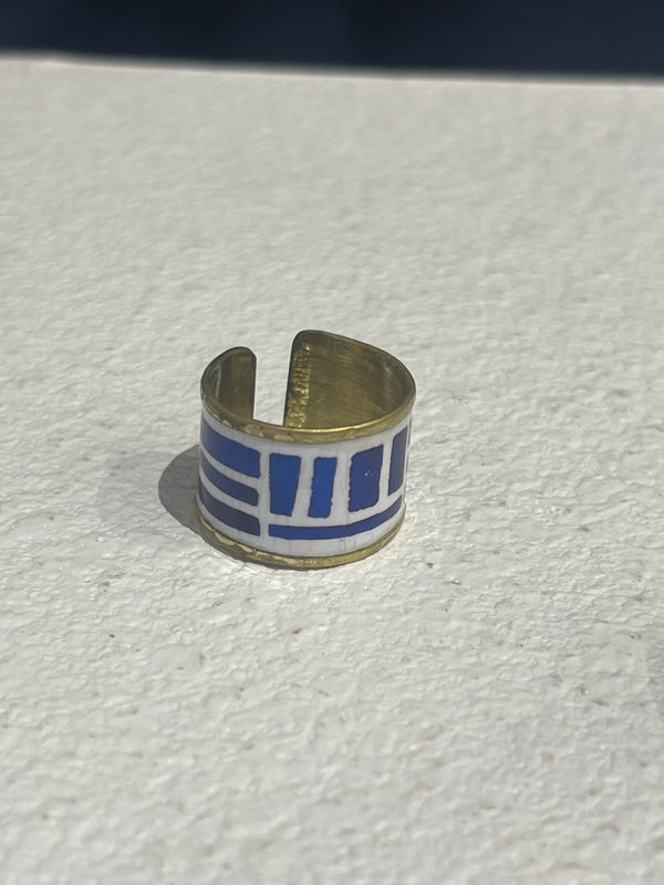 Greek ring  Blue Hellas
