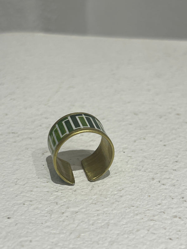 Greek ring Green Chain