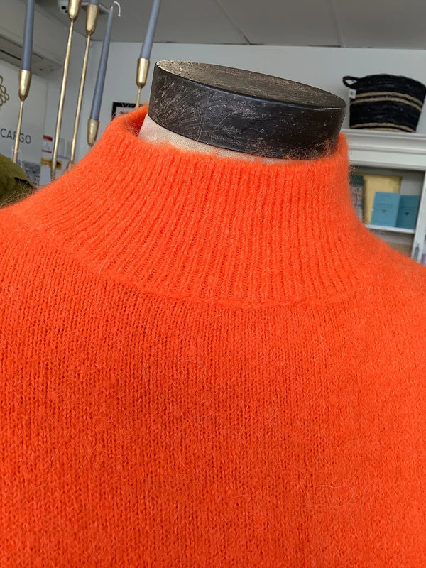 Italian Knit Jumper - Orange