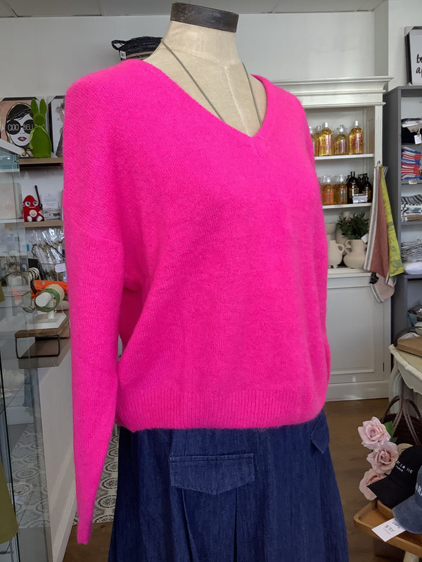 Italian Knit Jumper - Pink
