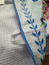 Santorini Waffle Tea Towel