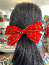 Hand Made Christmas Hair Bows