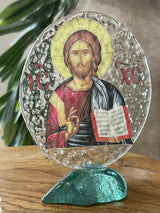 Glass Icon - Jesus