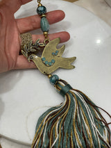 Bronze Dove with Olive Branch Gouri (Good Luck Charm)