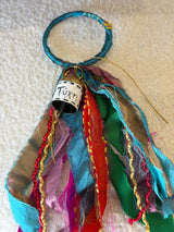 Greek Handmade Gouri - small brass bell with Silk Ribbons - Various