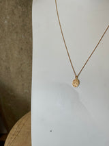 Gold NIKA Necklace Oval