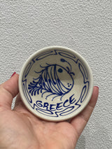 Greek Small Fish ceramic bowl