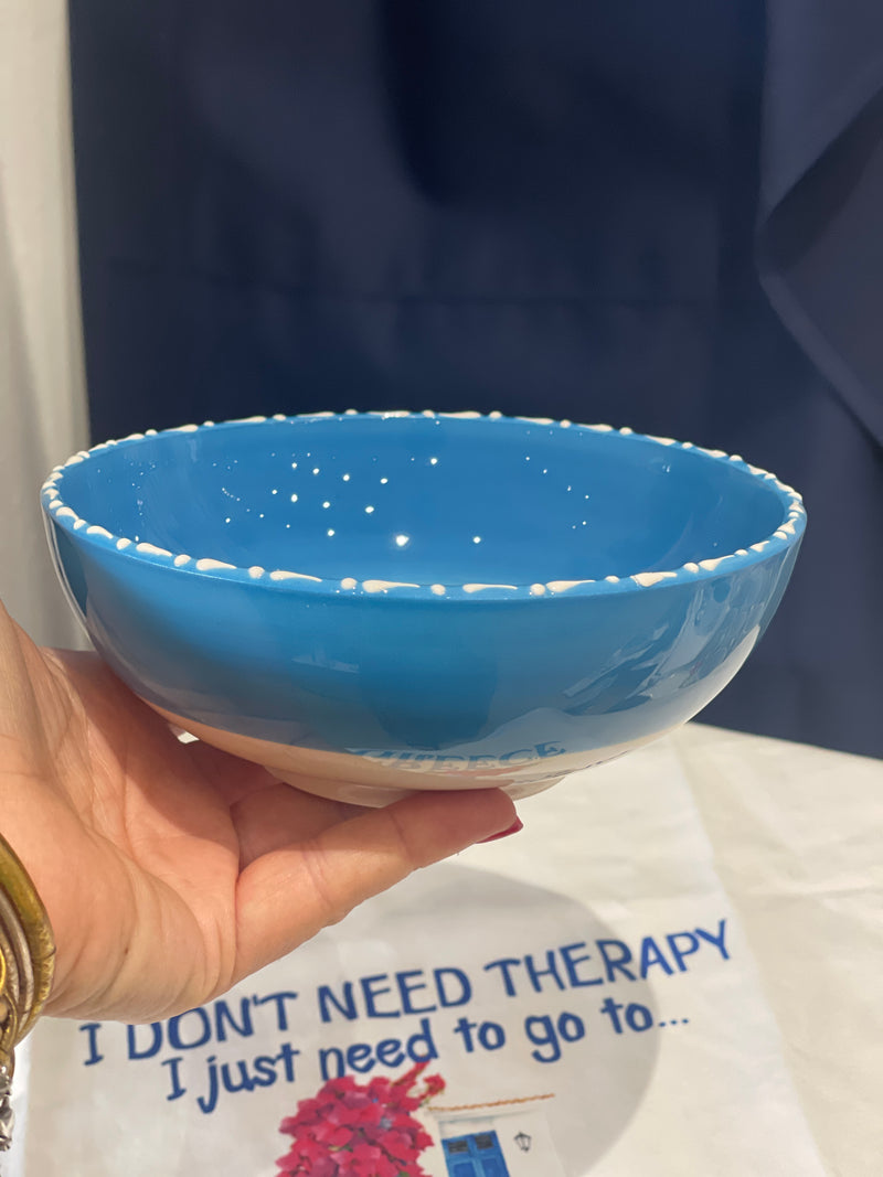 Greek Large Mati ceramic bowl