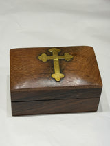 Small box with brass cross