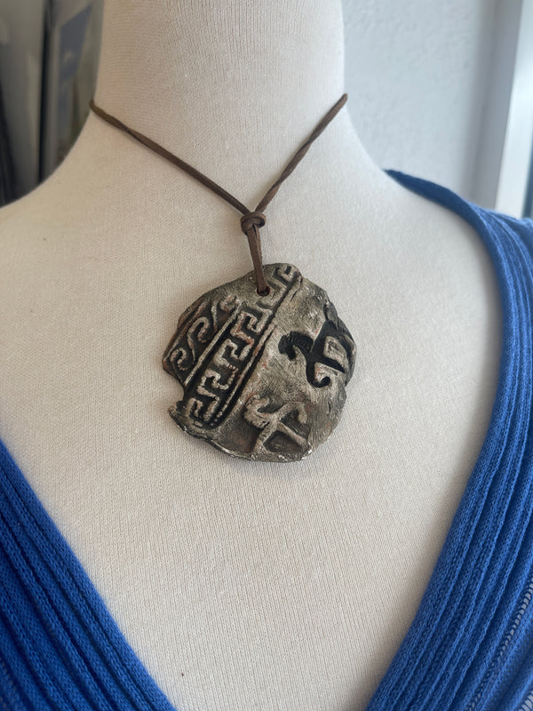 Greek Ostracon Ceramic Necklace Style 2