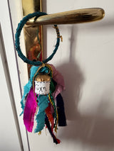Greek Handmade Gouri - small brass bell with Silk Ribbons - Various