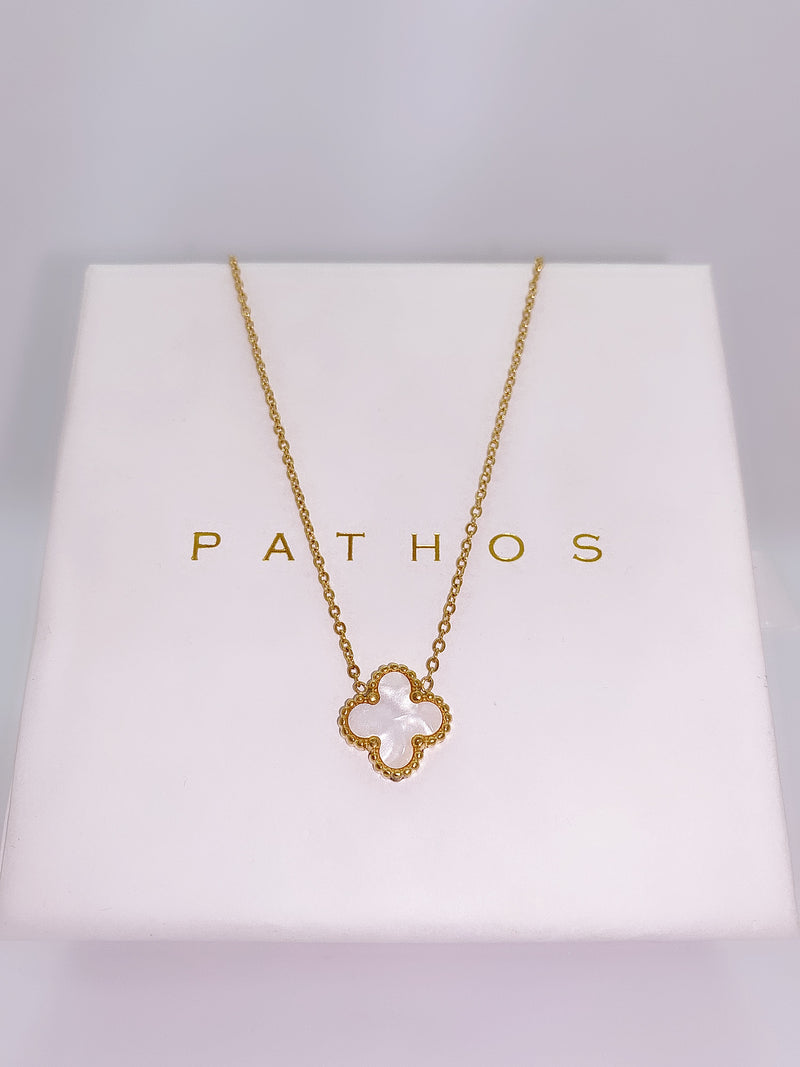 Gold Clover Necklace – Cristina Romig & Co.