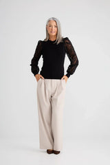 Janelle Knit Top - Black