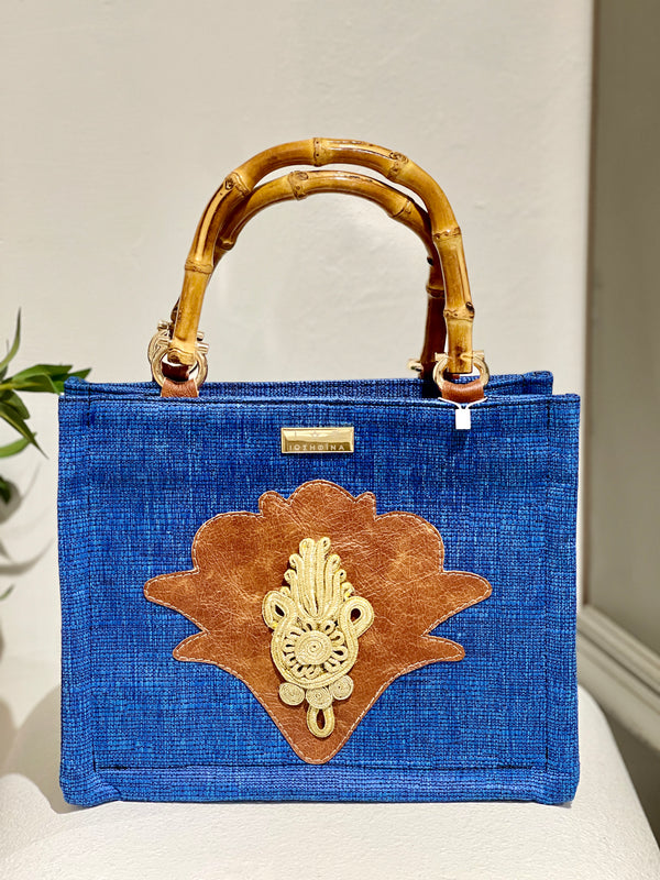 Kassiani Small Tote Bag in Blue by Iosifina
