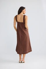 Megan Dress - Coffee
