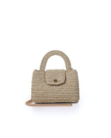 [PRE-ORDER] Miss Polyplexi - Ariel Raffia Taupe Crochet Crossbody Bag