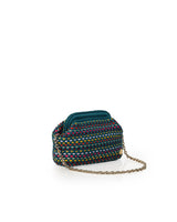 Miss Polyplexi - Indiana Multicolour Green Crochet Shoulder Bag