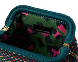 Miss Polyplexi - Indiana Multicolour Green Crochet Shoulder Bag