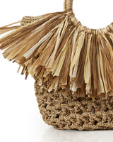 Miss Polyplexi - Melody Gold Crochet Rafia Bag