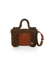 Miss Polyplexi -Midi Ophelia Brown Crochet Bag
