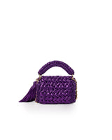 Miss Polyplexi - Seville Metallic Purple Crochet Cross Body Bag