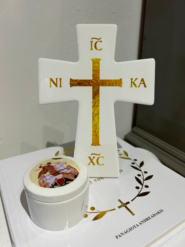 Ceramic NIKA Standing Cross