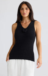 Rosalie Knit Tank - Black