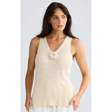Rosalie Knit Tank - Natural