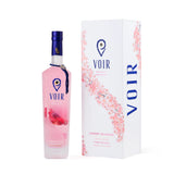 Voir Cherry Blossom bottle with packaging on a white background