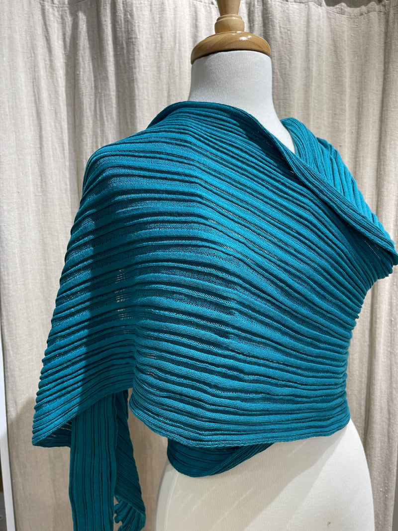Archetypes Wrap Cardigan 2550 Green Depths by Ioanna Kourbela