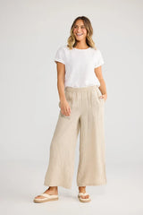 Fly Away Pant - Natural Linen