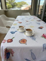Kali Orexi Cotton Tablecloth