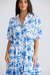 Rachel Maxi Dress - Blue Bliss